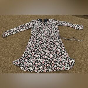 EUC Women’s XS Banana Republic Dress Long Sleeve floral midi career casual